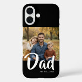 Schwarzer Vater etabliertes Skript Foto Case-Mate iPhone Hülle (Rückseite)