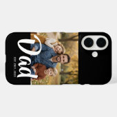 Schwarzer Vater etabliertes Skript Foto Case-Mate iPhone Hülle (Rückseite (Horizontal))