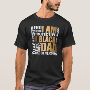 Schwarzer Vater ich bin ein Schwarzer Vater Vatert T-Shirt