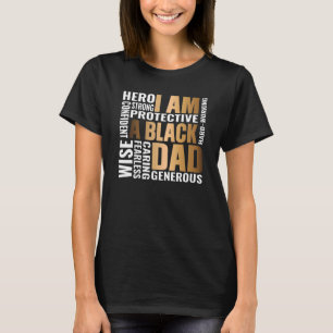 Schwarzer Vater ich bin ein Schwarzer Vater Vatert T-Shirt