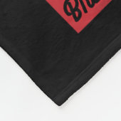 Schwarzer Vater King Black Lives Problem Schwarze  Fleecedecke (Ecke)