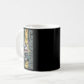 Schwarzer Vater King Black Lives Problem Schwarze Kaffeetasse (Vorderseite Links)