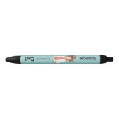 Schwarzer Vater-Pen Kugelschreiber (Vorderseite)