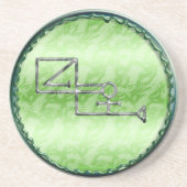 "schwarzer Venus" falkaroth Getränkeuntersetzer (Vorne)