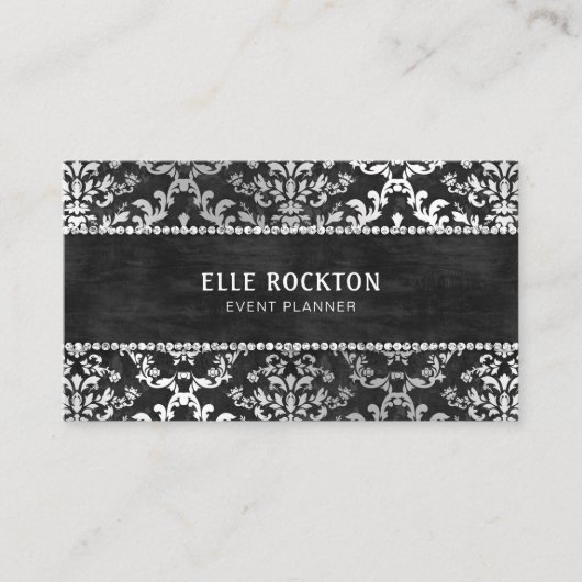 Schwarzer Visitenkarte (Vorderseite)