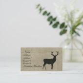 Schwarzer Visitenkarte (Stehend Vorderseite)