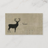 Schwarzer Visitenkarte (Rückseite)