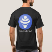 Schwarzer Vistumbler.net-T - Shirt (Rückseite)
