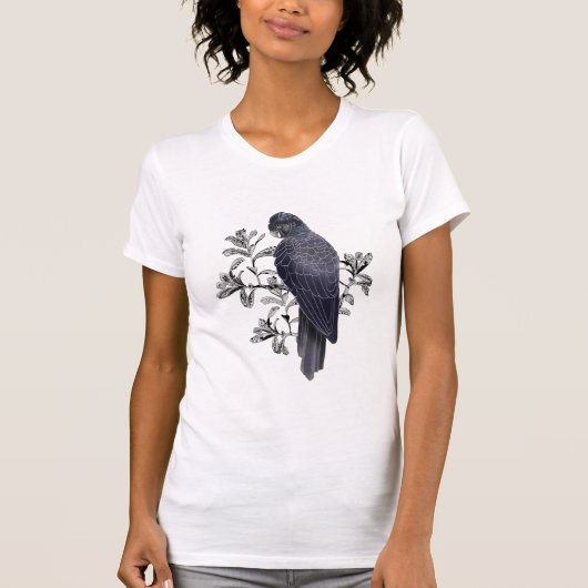 Schwarzer Vogel Australischer Ureinwohner Black Co T-Shirt (Vorderseite)