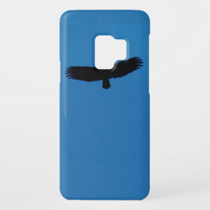 Schwarzer Vogel in einem blauen Himmel Case-Mate Samsung Galaxy S9 Hülle