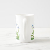 Schwarzer Vogel Porzellantasse (Rückseite)