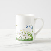 Schwarzer Vogel Porzellantasse (Rechts)