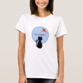 Schwarzer Vogel T-Shirt (Vorderseite)