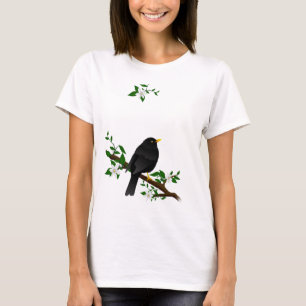 Schwarzer Vogel T-Shirt