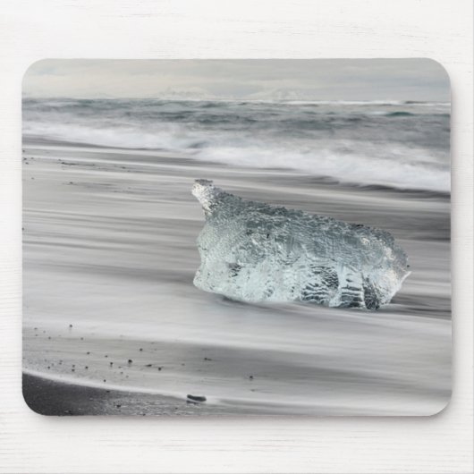 Schwarzer Vulkanstrand | Vatnajokull-Nationalpark Mousepad (Vorne)