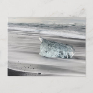 Schwarzer Vulkanstrand Vatnajökull-Nationalpark Postkarte