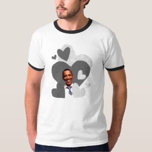 Schwarzer Wecker-T - Shirt der Barack