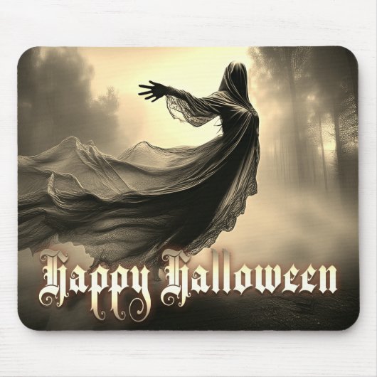 Schwarzer weiblicher Geist in der Hölle - Hallowee Mousepad (Vorne)