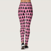 Schwarzer Weihnachtsbaum Leggings (Rückseite)