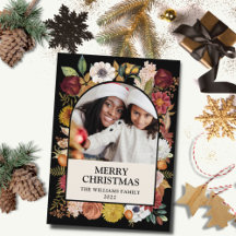 Schwarzer Weihnachtsbotanischer Foto