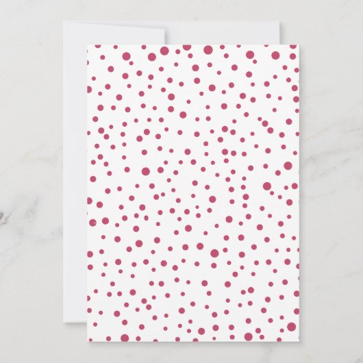 Schwarzer Weihnachtsmann in Rosa Weihnachtsfeier Einladung (Rückseite)