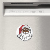 schwarzer Weihnachtsmann Magnet (In Situ (Geschirrspüler))