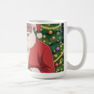 Schwarzer Weihnachtsmann & Mrs. Claus Weihnachtsta Kaffeetasse