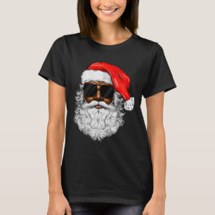 Schwarzer Weihnachtsmann Santa Afro Afrikanischer T-Shirt