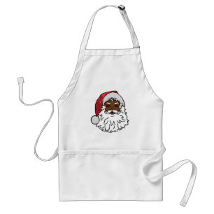 schwarzer Weihnachtsmann Schürze