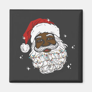 Schwarzer Weihnachtsmann Weihnachten Schwarze Gesc Magnet