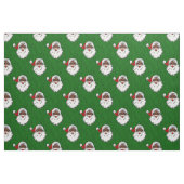 schwarzer Weihnachtsmann Weihnachten Stoff (Fat Quarter (45,7 x 55,9 cm))