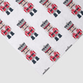 Schwarzer Weihnachtsriegel Seidenpapier (Detail)