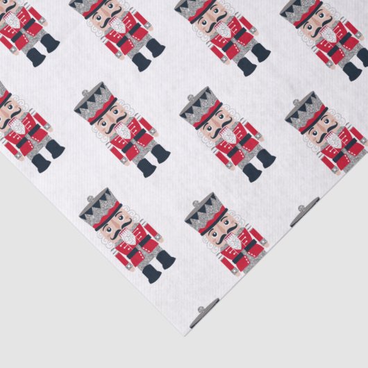 Schwarzer Weihnachtsriegel Seidenpapier (Detail)