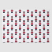 Schwarzer Weihnachtsriegel Seidenpapier (Vorderseite)