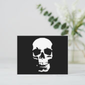 Schwarzer & weißer Pop Kunst, Dichtung und Musik Postkarte (Stehend Vorderseite)