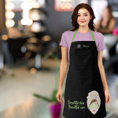 Schwarzer Wellness-Center Schürze