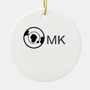 Schwarzer Weltkugel Name Monogramm Reisedetails hi Keramik Ornament