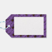 Schwarzer Widow Spider Halloween Pixel Art Muster Geschenkanhänger (Rückseite Horizontal)