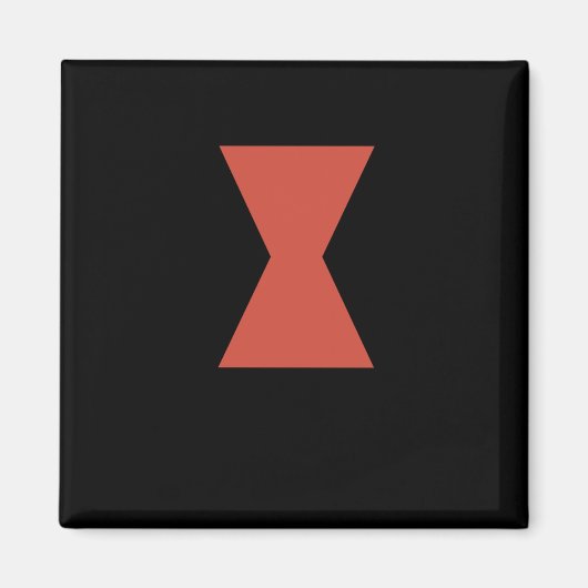 Schwarzer Widow Spider Sticker Magnet (Vorne)