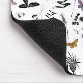 Schwarzer Wiesengarten Mousepad (Ecke)