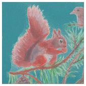 Schwarzer Wildlebefuchs Stoff (Nahaufnahme)