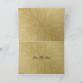 Schwarzer Winter Hochzeit Danke (Innenseite)