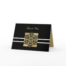 Schwarzer Winter Hochzeit Danke