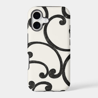 Schwarzer wirbelnder iPhone 5 Kasten