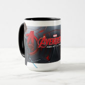 Schwarzer Witwe-Charakter Tasse (Vorderseite Links)