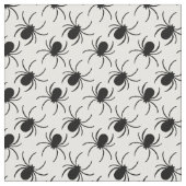 Schwarzer Witwenspinne halloween Muster Stoff (Nahaufnahme)