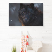 Schwarzer Wolf Banner (InSitu)