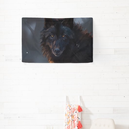 Schwarzer Wolf Banner (InSitu)