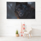 Schwarzer Wolf Banner (Insitu)