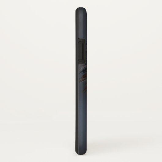 Schwarzer Wolf Case-Mate iPhone Hülle (Hinten/Rechts)